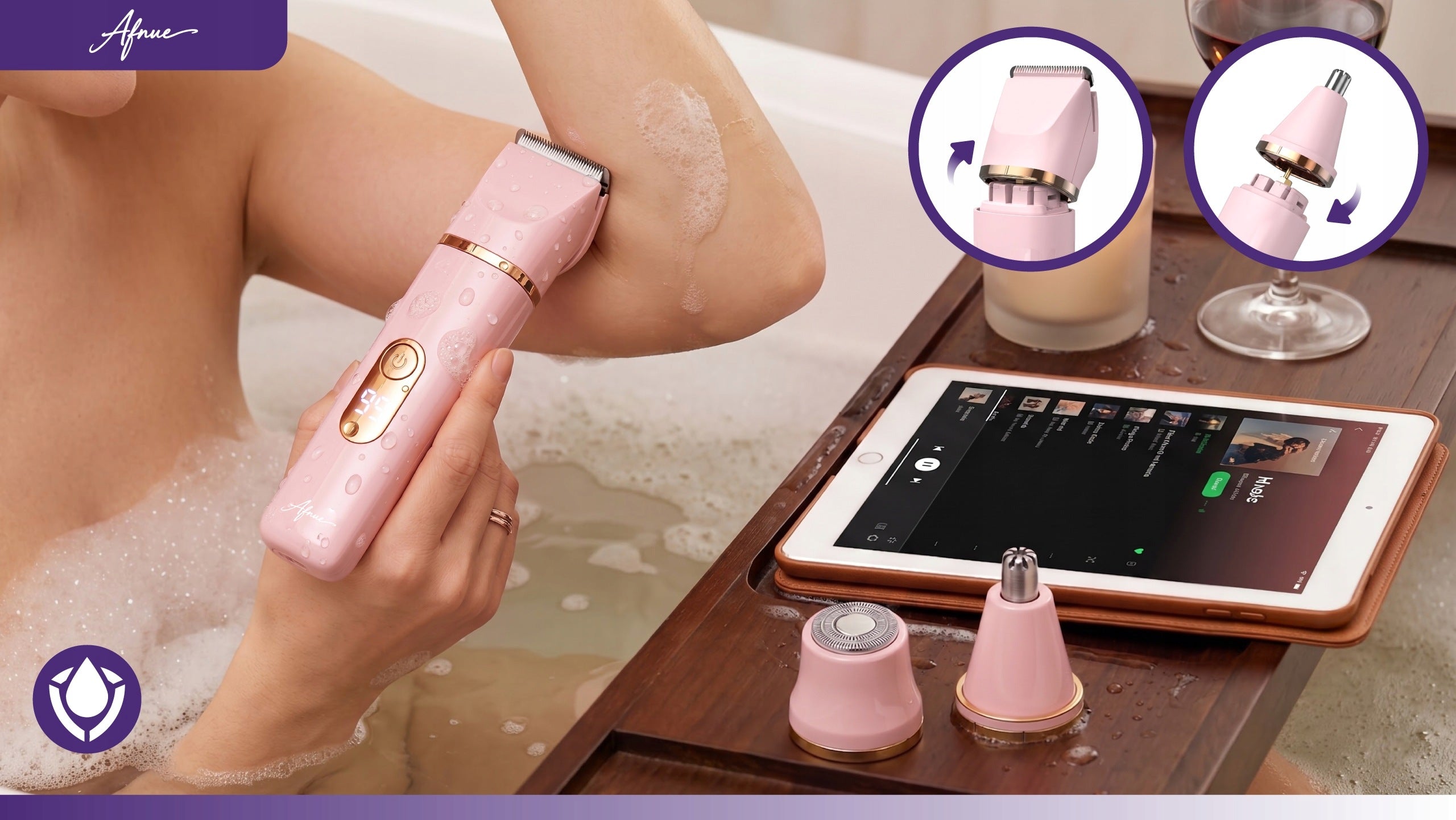 SHAVER WOMEN'S ELECTRIC RAZOR TRIMMER FOR WOMEN EPILATOR Packaging status original