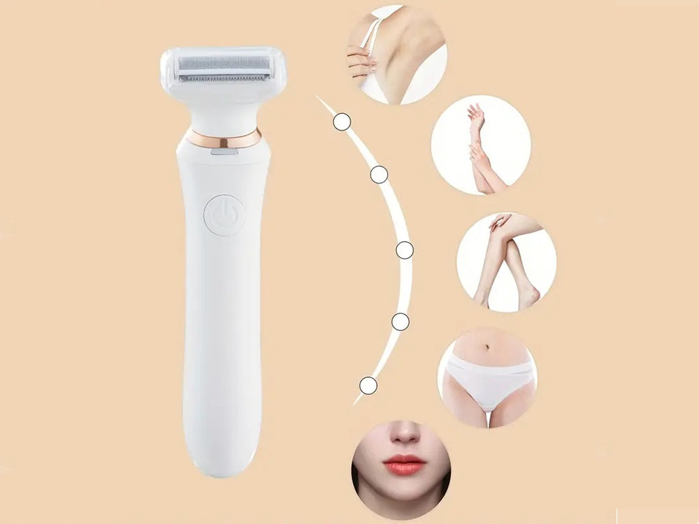 SHAVER WOMEN'S EPILATOR TRIMMER BODY RAZOR USB WET DRY AKU Packaging status original