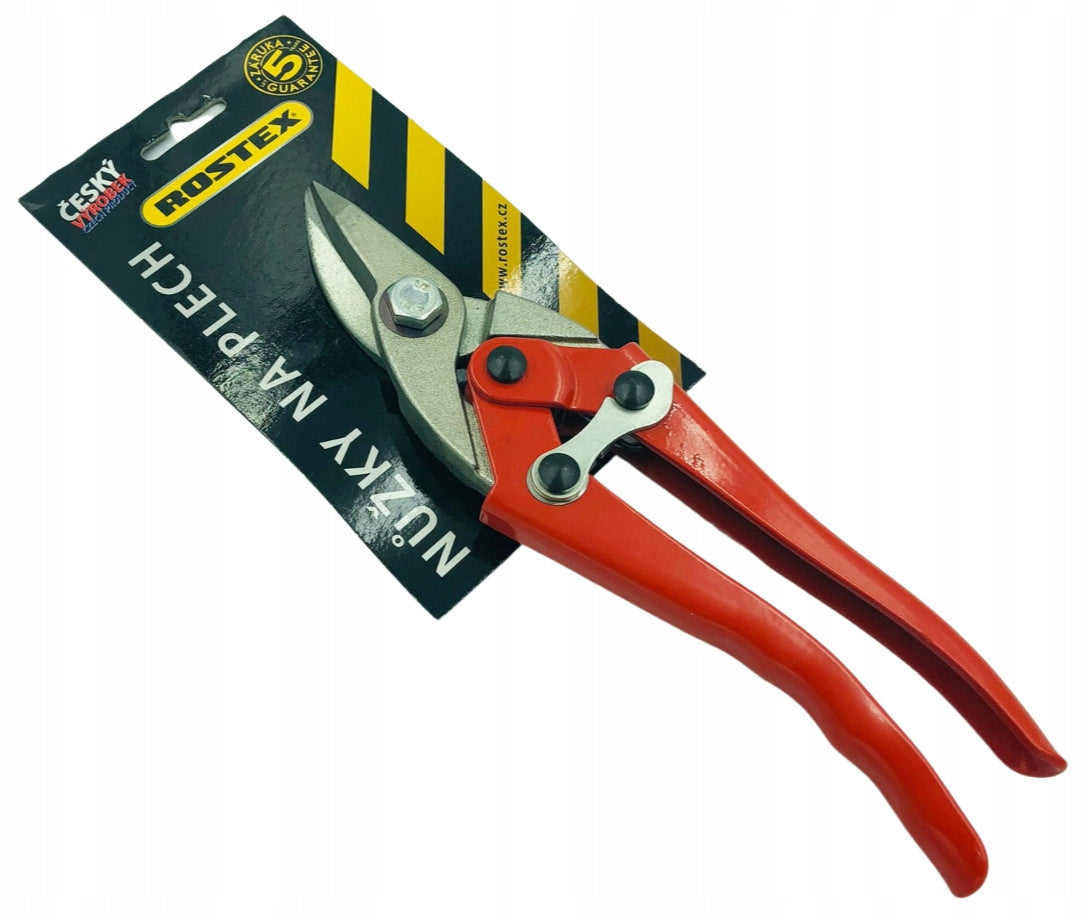 SHEET METAL SHEARS FOR CUTTING STEEL RIGHT HAND PRECISION 240mm ROSTEX