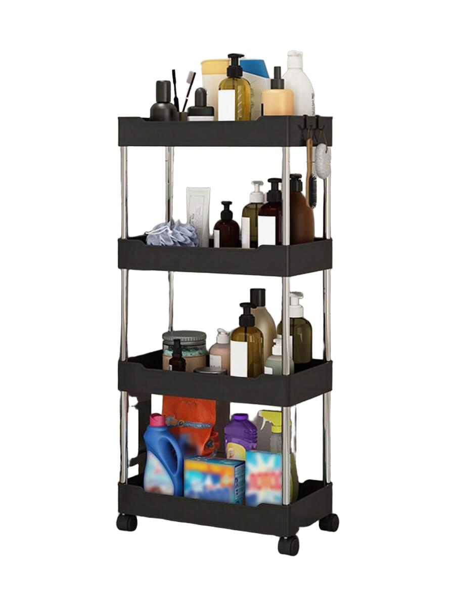 SHEIN BLACK BATHROOM BOOKCASE 1BC S07__85X35