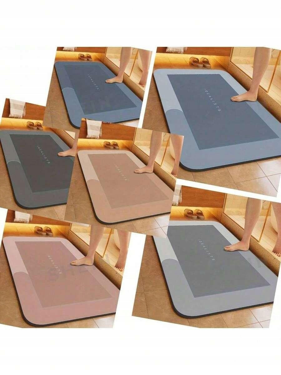 SHEIN GREY BATHROOM MAT KAV S07__40X60CM Brand Shein