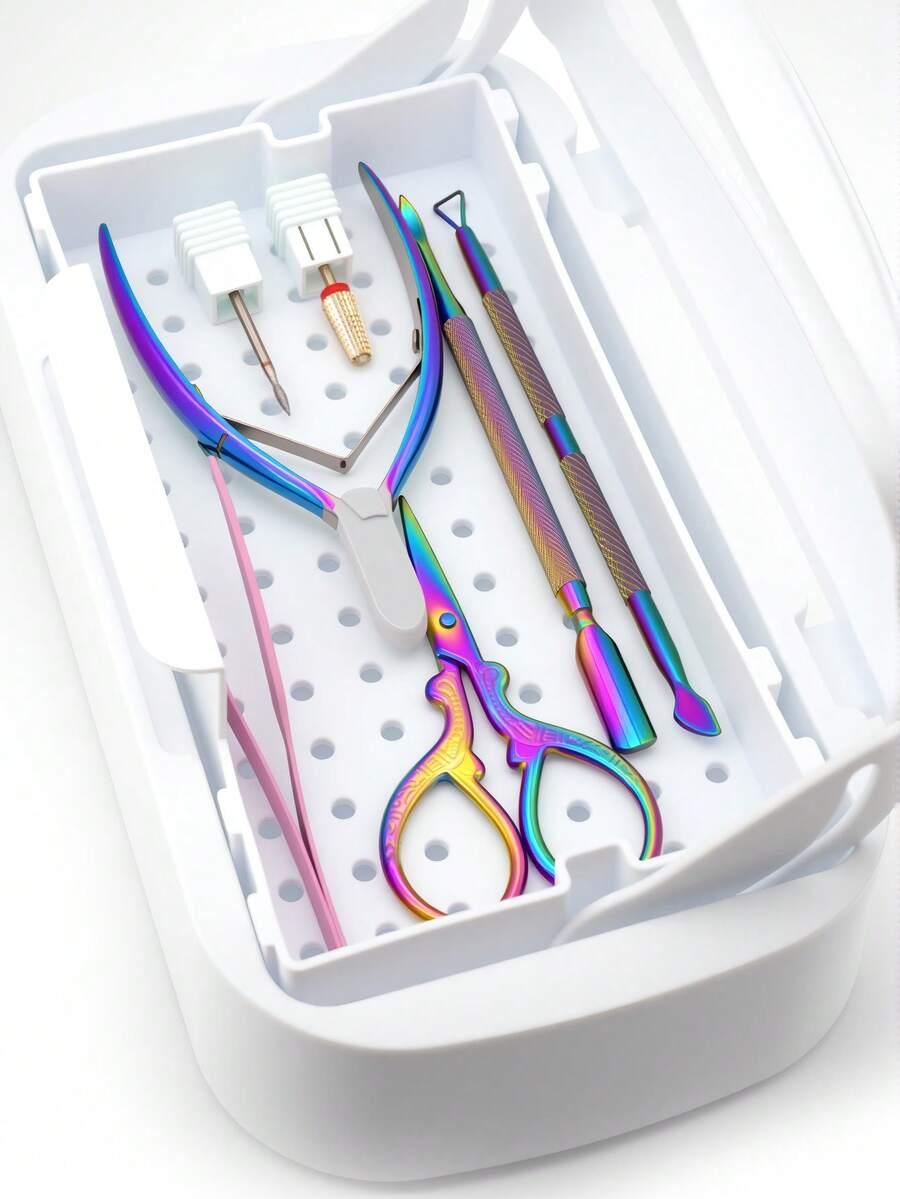 SHEIN STERILIZER TOOL DISINFECTION TUB 8IN5 S07__22,5X12X7CM Brand Shein