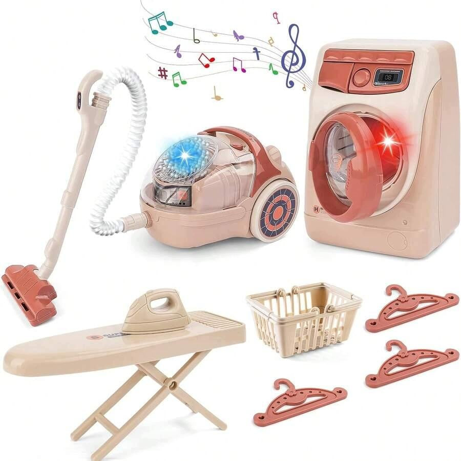 SHEIN TOY SET WASHING MACHINE VACUUM CLEANER S07