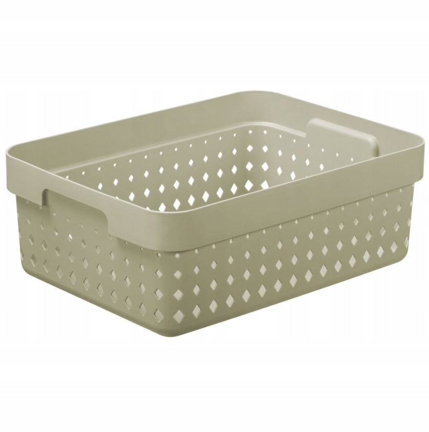 SHELF CHEST OF DRAWERS BATHROOM RACK WITH BASKETS ON WHEELS WHITE-OLIVE Brand Plast Team