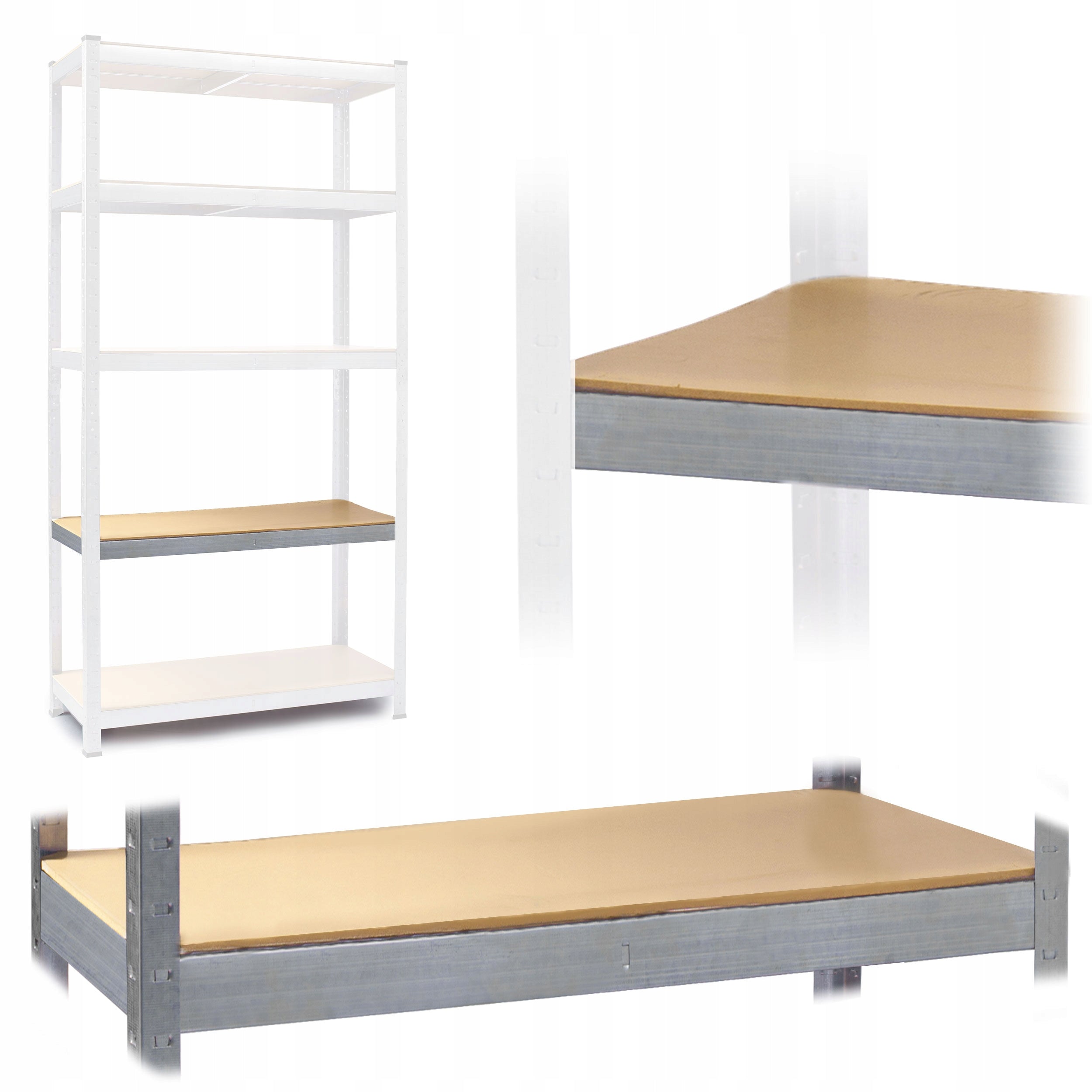 SHELF FOR METAL RACK 180x90x40cm HUMBERG