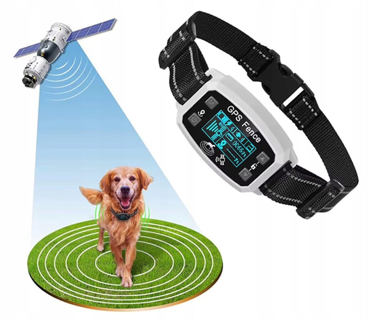 SHEPHERD FOR DOG ELECTRIC GPS DOGS PLAYPEN FENCE COLLAR UP TO 2000m v2 Packaging status original