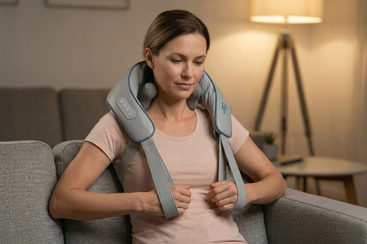 SHIATSU Back Shoulder Neck Massager USB 3D WIRELESS HEATING Medical device no