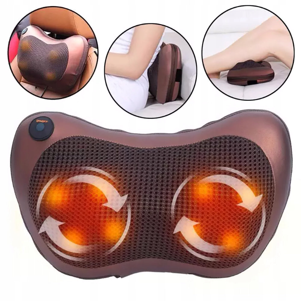 SHIATSU MASSAGE PILLOW BACK NECK MASSAGER BODY HEATING Manufacturer code Beper 40.501