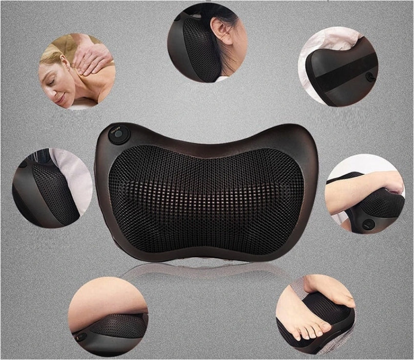 SHIATSU MASSAGE PILLOW Neck/Back/Body BLACK EAN (GTIN) 9789545168154