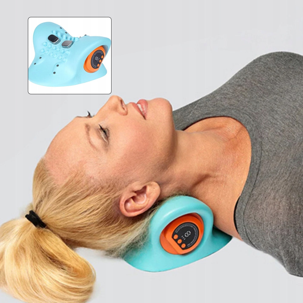 SHIATSU MASSAGE PILLOW WIRELESS FOR NECK PAIN STRETCHING EMS MASSAGE Packaging status original