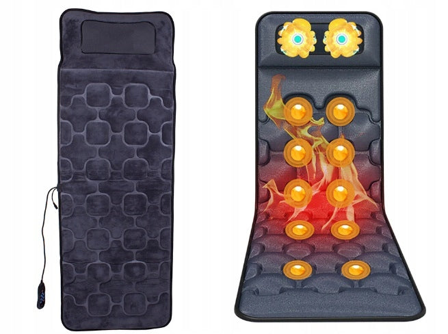 SHIATSU Massage Mat Vibration Mattress Massage Chair for Back Massage