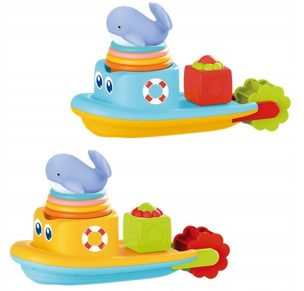 SHIP WITH BLOCKS CUPS FOR BATHING WATER BATH WHALE MONTESSORI Manufacturer code STATECZEK
