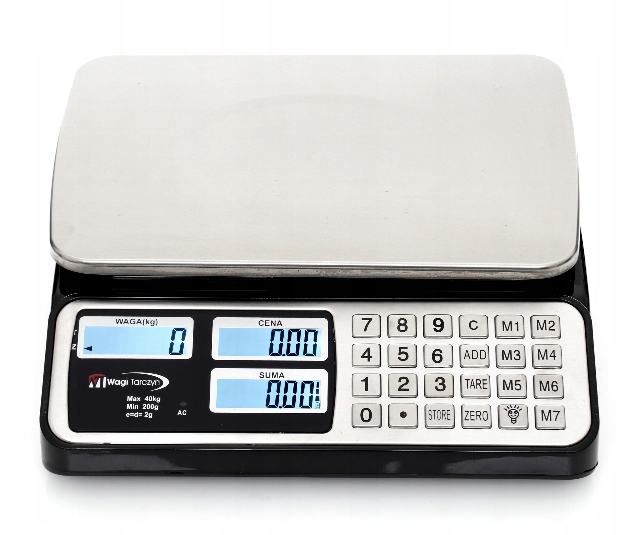 SHOP SCALE 40KG/2G ELECTRONIC STORAGE +