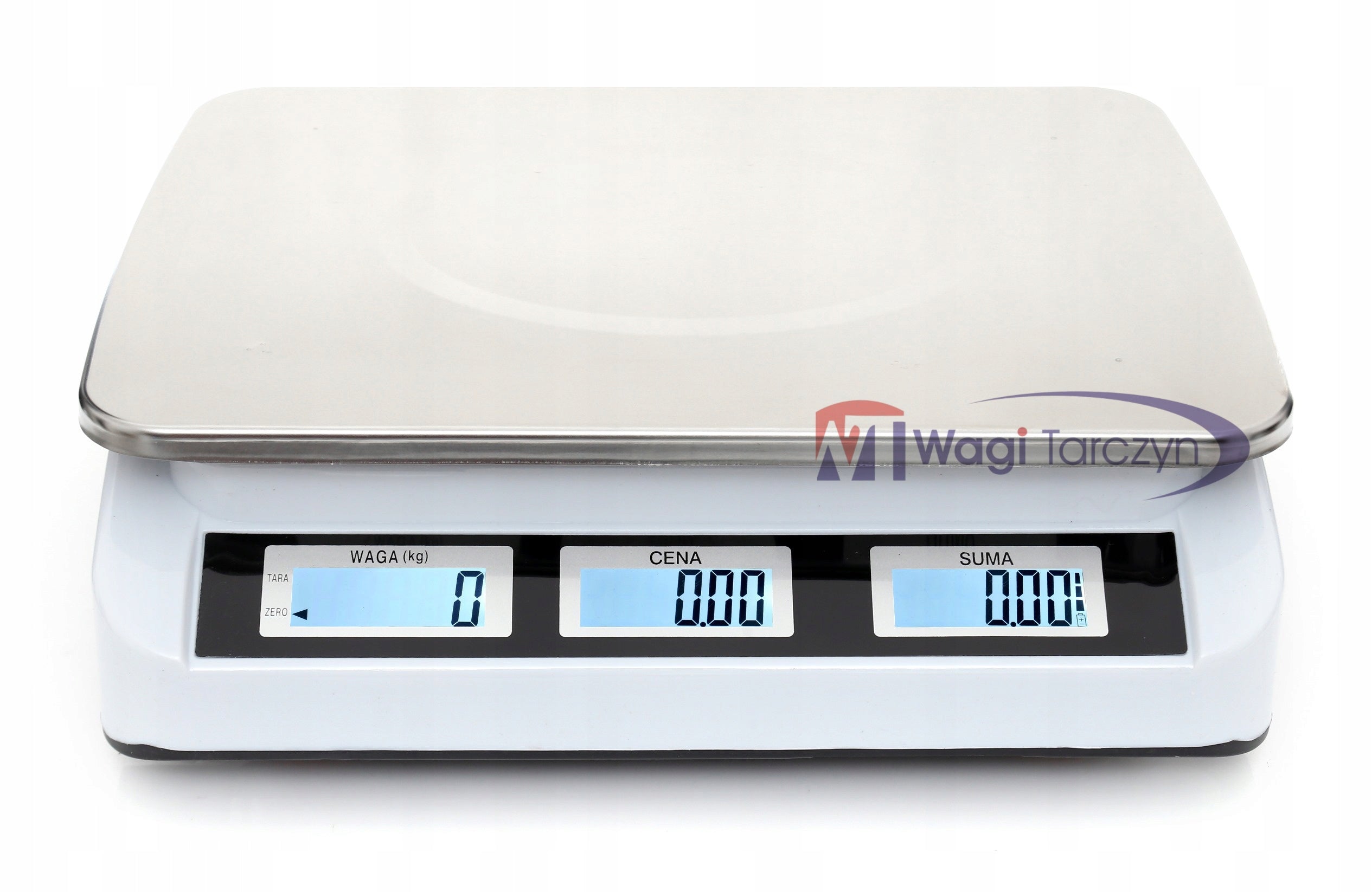 SHOP SCALE 40KG/2g ELECTRONIC KITCHEN CATERING STORAGE + Additional information auto-off option tare function LCD display back light Polish subtitles built-in battery