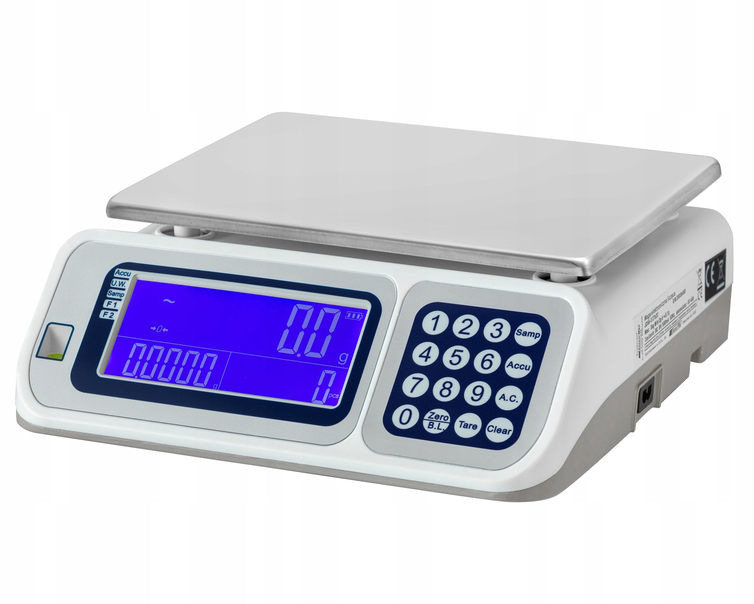 SHOP SCALE COUNTING PIECES UP TO 30KG STORE PRECISION TO STORE ACCURATE Product weight with unit packaging 4 kg