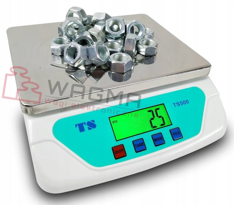 SHOP SCALE COUNTING pieces 30kg 1g STEEL KITCHEN CATERING PAN Brand Wagma