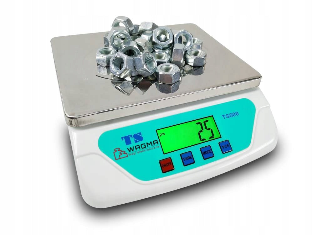 SHOP SCALE COUNTING pieces 30kg 1g STEEL KITCHEN CATERING PAN Scale type store