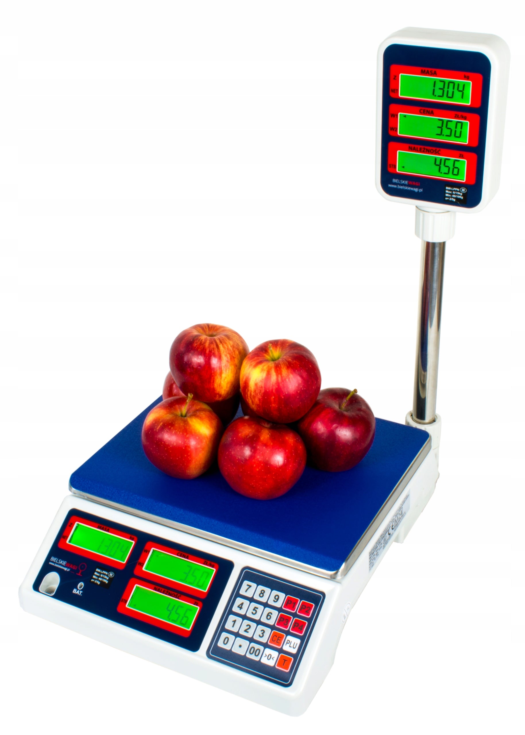 SHOP SCALE WITH ELECTRONIC LEGALIZATION 15KG CALCULATION WITH BOOM