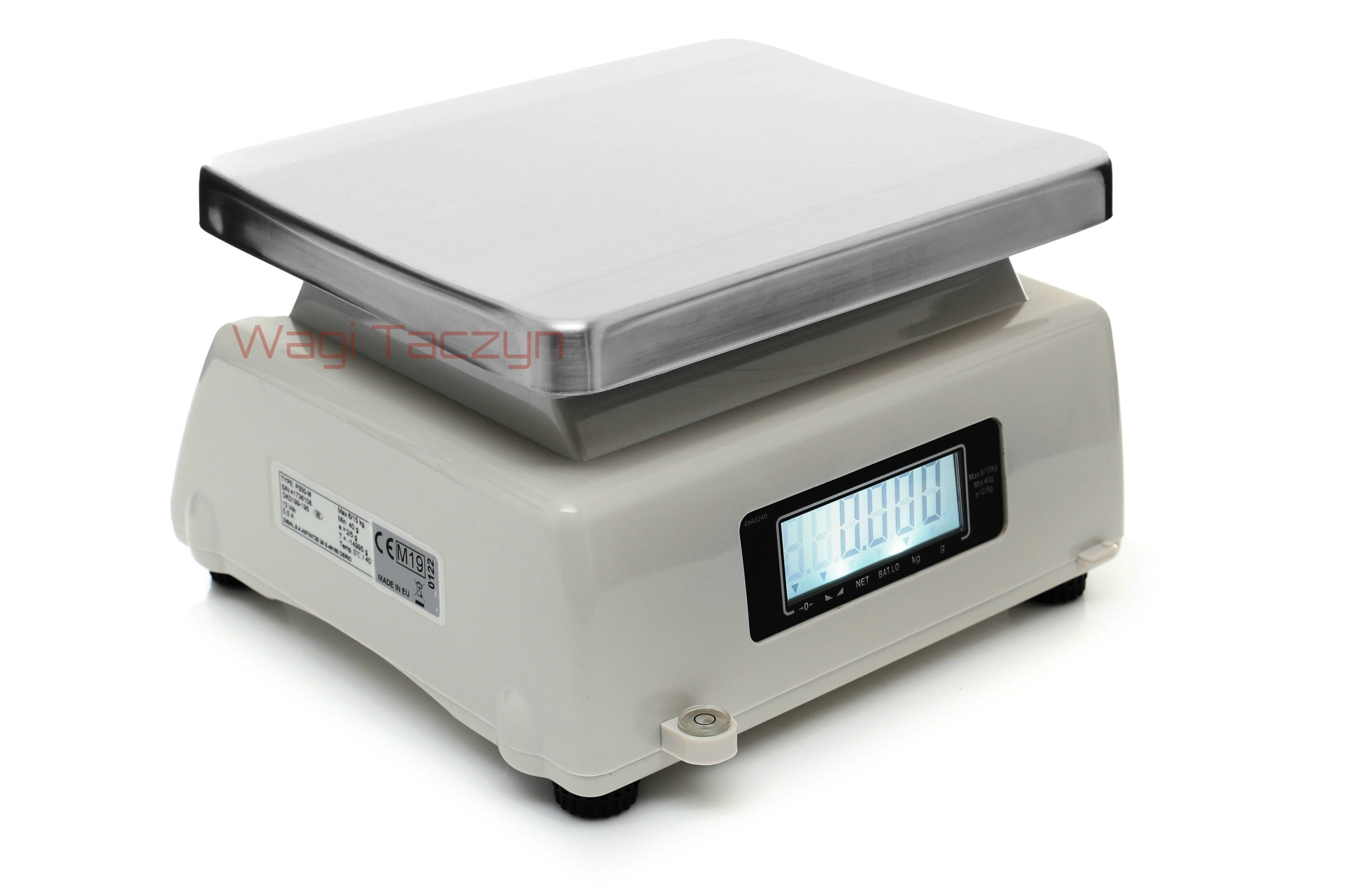 SHOP SCALE WITH LEGALIZATION 15KG /2G ELECTRONIC GASTRONOMIC KITCHEN Additional information auto-off option tare function LCD display back light Polish subtitles built-in battery