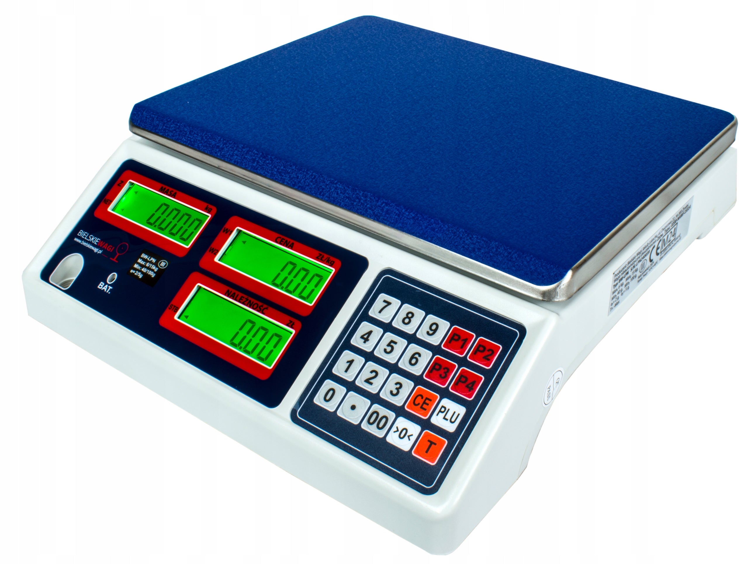SHOP SCALE WITH LEGALIZATION 30KG CALCULATION ELECTRONIC BIELSKIE WAGI