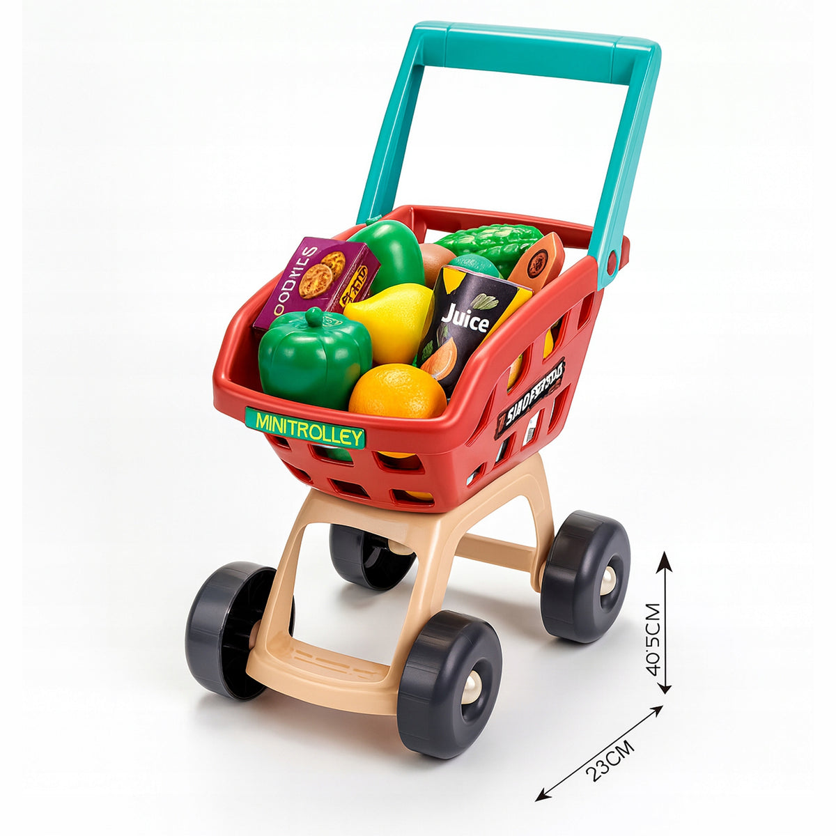 SHOP SUPERMARKET FOR CHILDREN SHOPPING BASKET SCANNER CASH REGISTER WEIGHT ACCESSORIES Manufacturer code MA0255