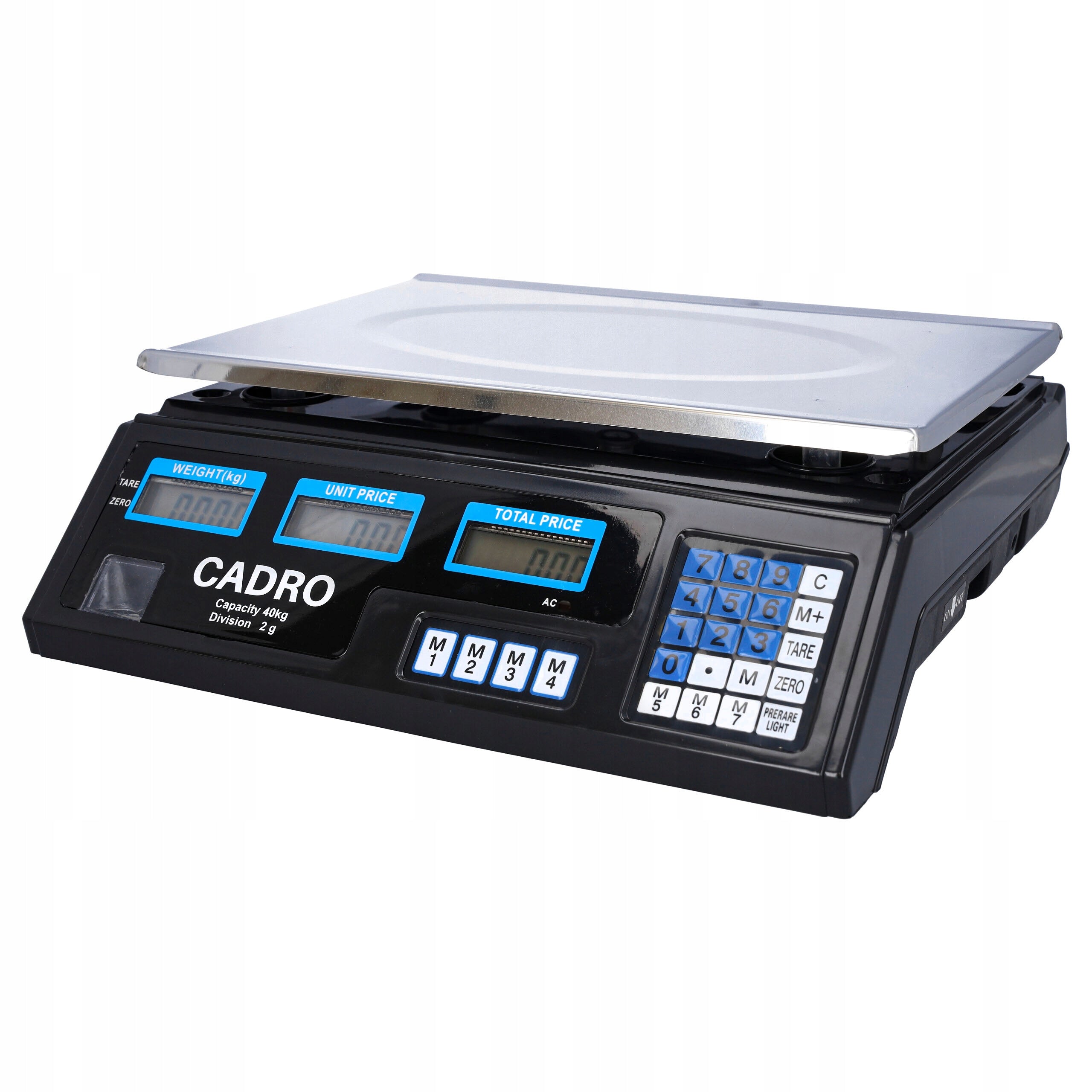 SHOP WEIGHT 40kg/2g electronic calculation and storage counting Additional information auto-off option tare function LCD display back light built-in battery