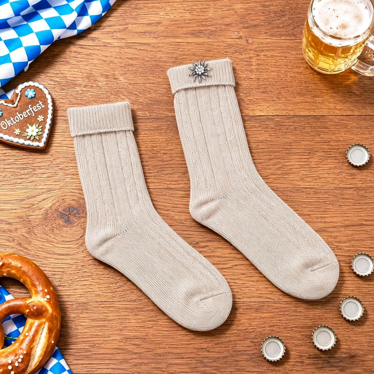 SHORT SOCKS DO LUDOWEGO MEN'S AND WOMEN'S BAVARIAN KNITTED SOCKS Manufacturer code 0010943075652