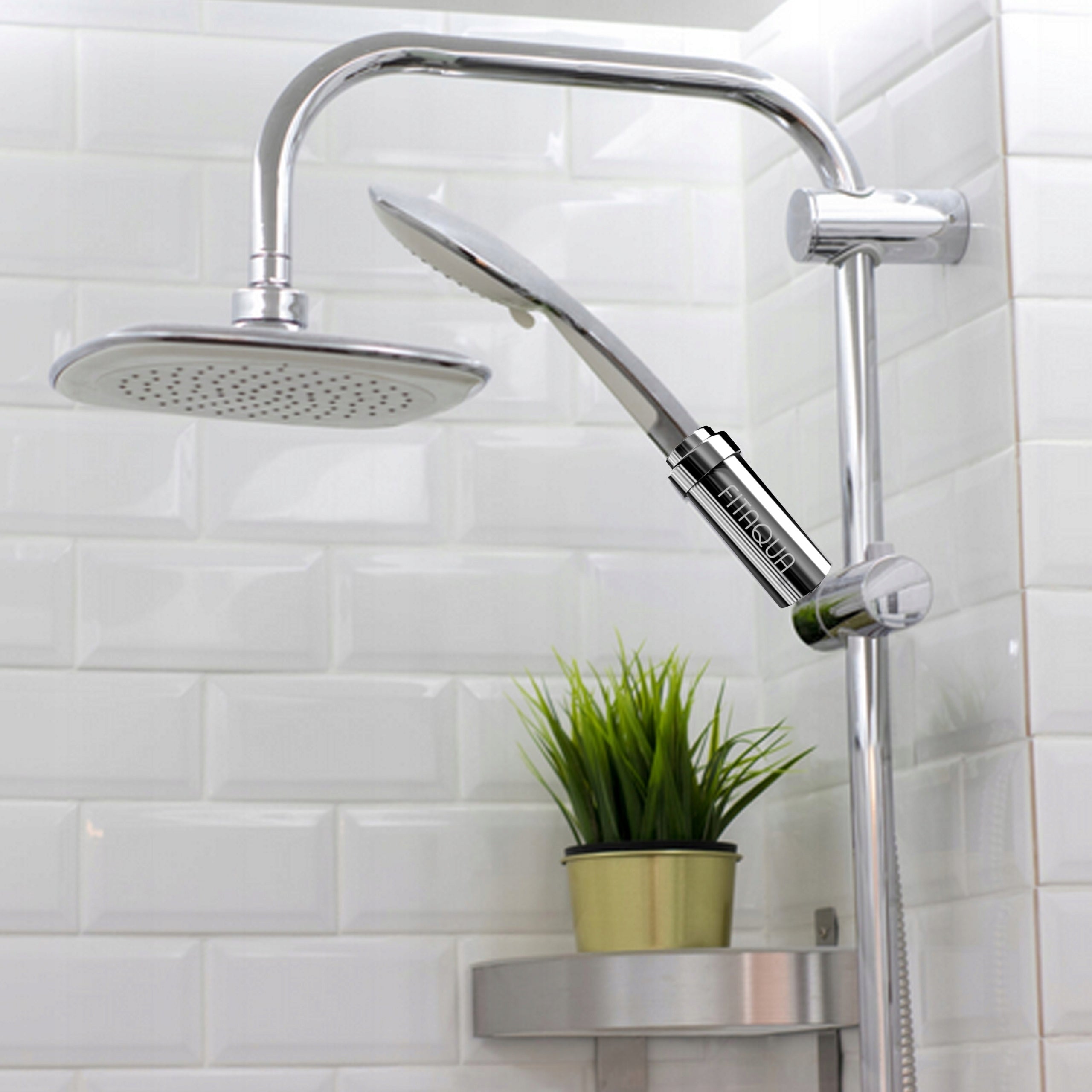 SHOWER FILTER FITAQUA AWF-SWR-P-M CHROME SILVER FOR SHOWER WATER EAN (GTIN) 5907786949514