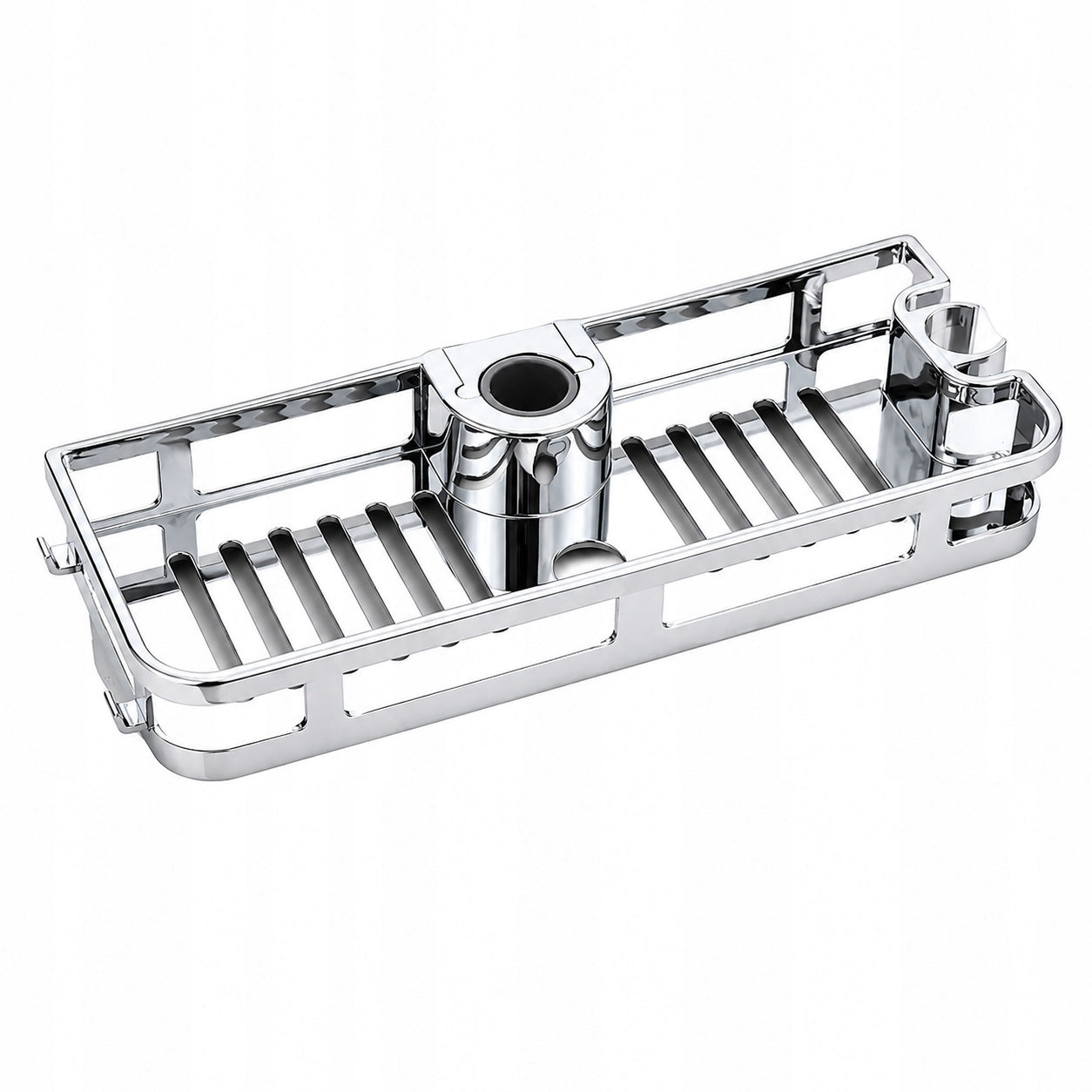 SHOWER SHELF FOR BAR 22 mm WITHOUT DRILLING SHOWER ORGANIZER Manufacturer code PÓŁ-PRYSZ-DRĄ-03-LN