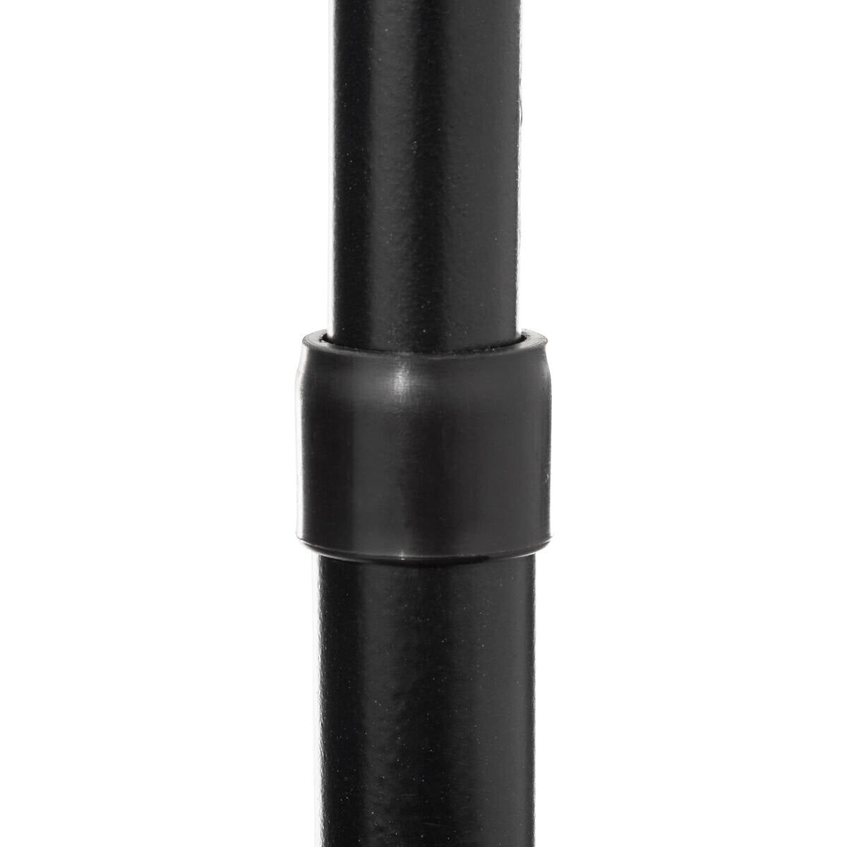 SHOWER SHELF TELESCOPIC BLACK ALUMINUM 4 LEVELS 180 - 240 cm Furniture depth 2 cm