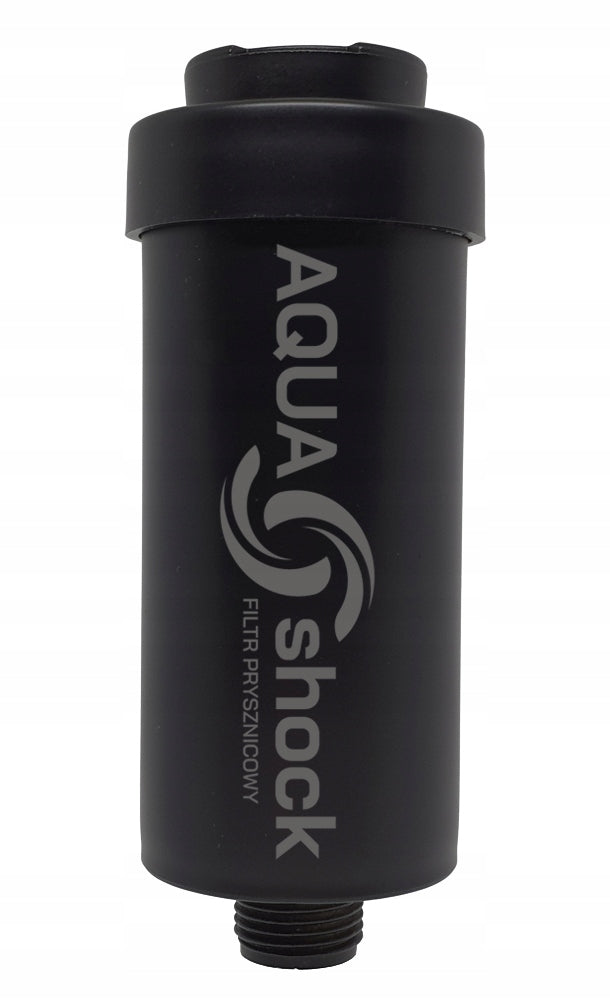 SHOWER WATER FILTER KDF AQUA shock BLACK Manufacturer code Filtr prysznicowy KDF AQUA shock Czarny