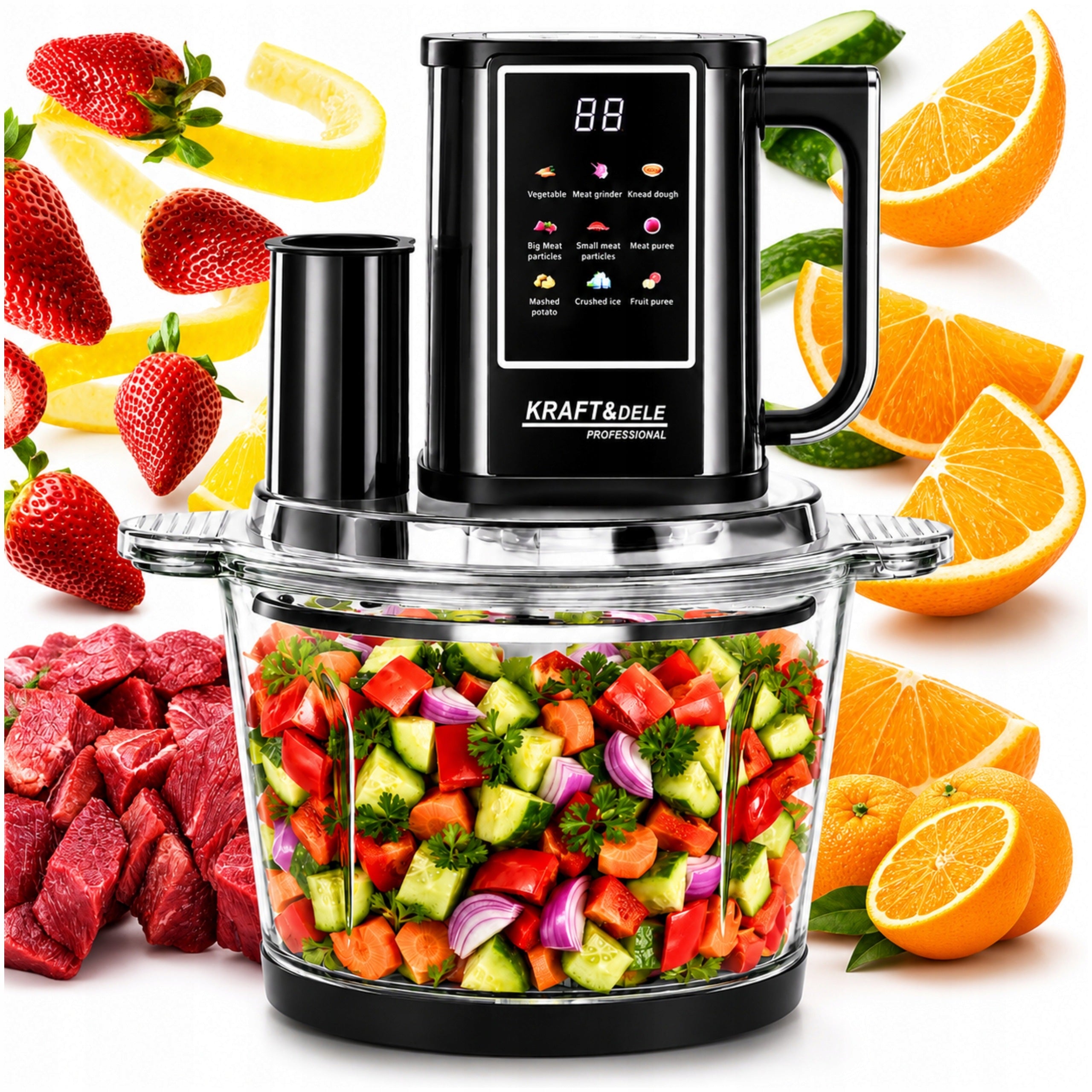 SHREDDER VEGETABLE SHREDDER ELECTRIC MEAT CHOPPER MALAKSER 500W