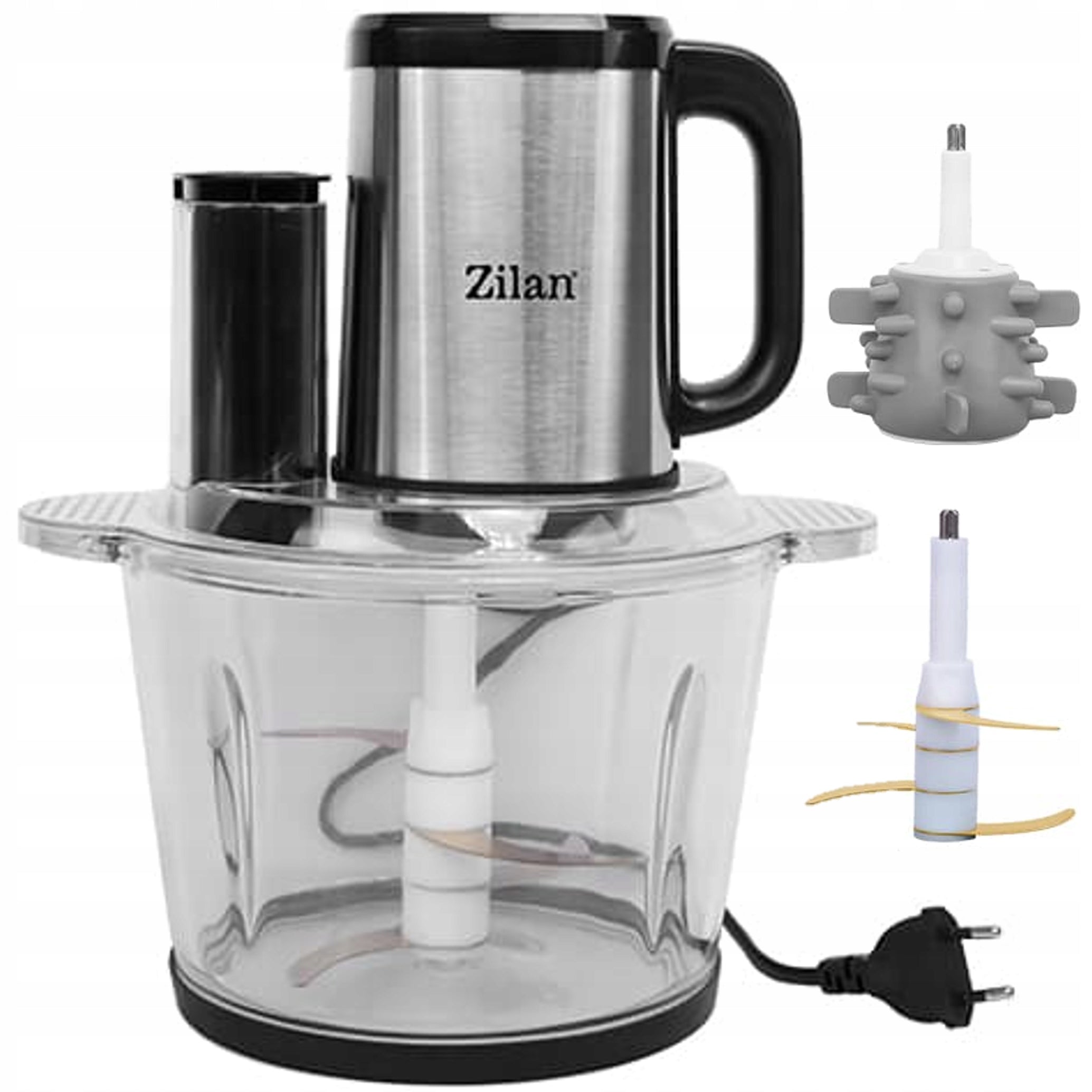 SHREDDER VEGETABLE SHREDDER FRUIT MEAT MALAXER TITANIUM 500W GLASS 3L