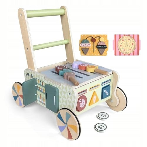 SIDEWALK FOR BOY WOODEN STROLLER FOR EVERYDAY USE Packaging status original
