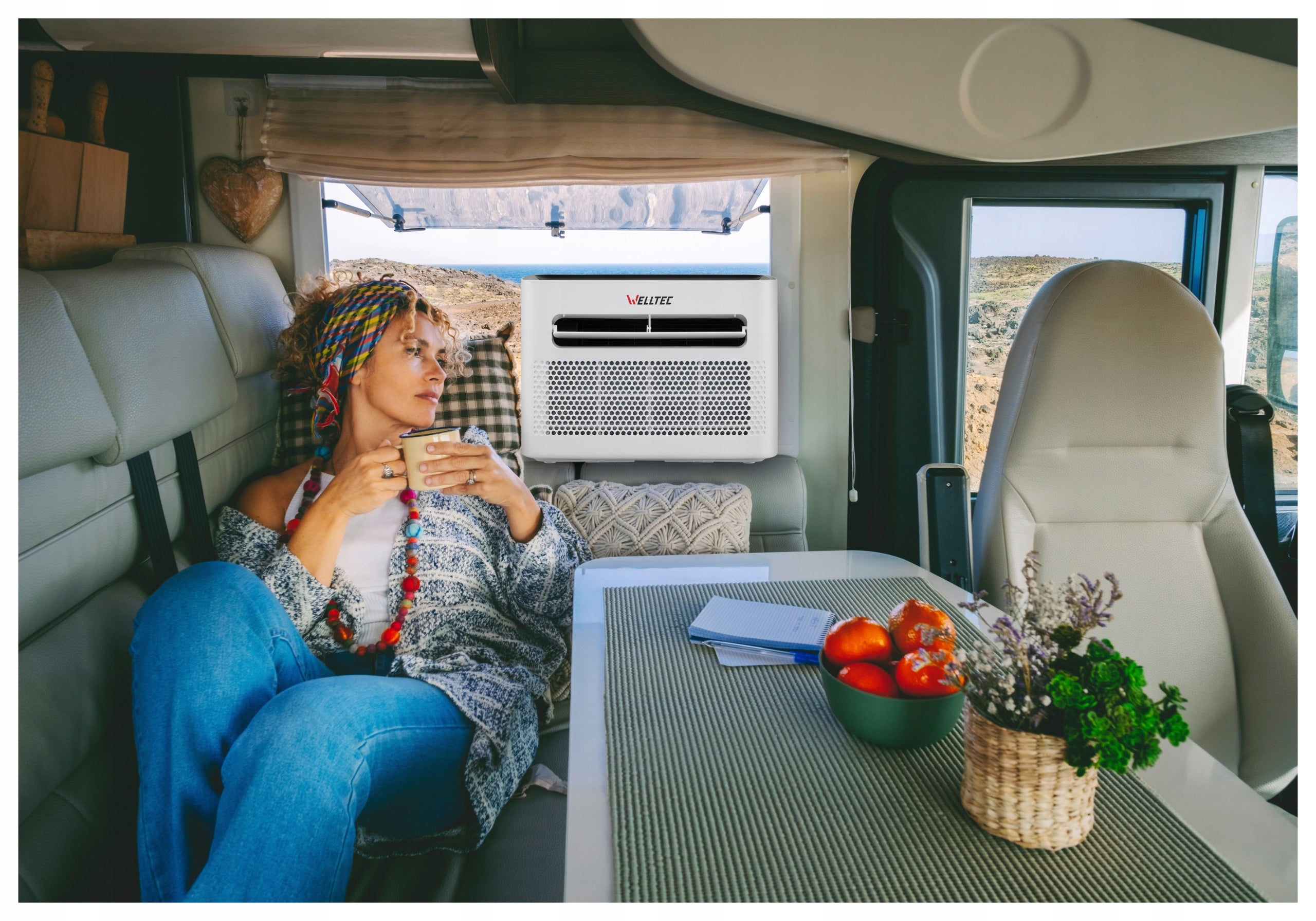 SILENT AIR CONDITIONER PORTABLE SPLIT WELLTEC ACS1 PRO - FOR HOME - FOR MOTORHOME Brand Welltec