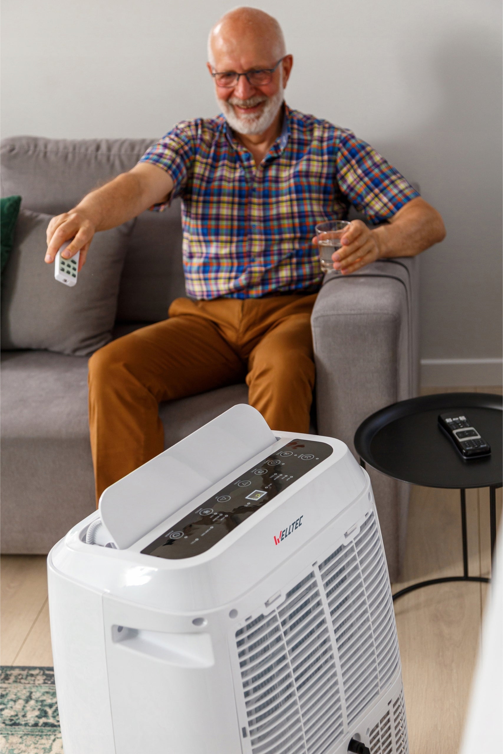 SILENT PORTABLE AIR CONDITIONER WELLTEC ACN18 - 5in1 WiFi 5,2kW to 100m² + HEPA Brand Welltec