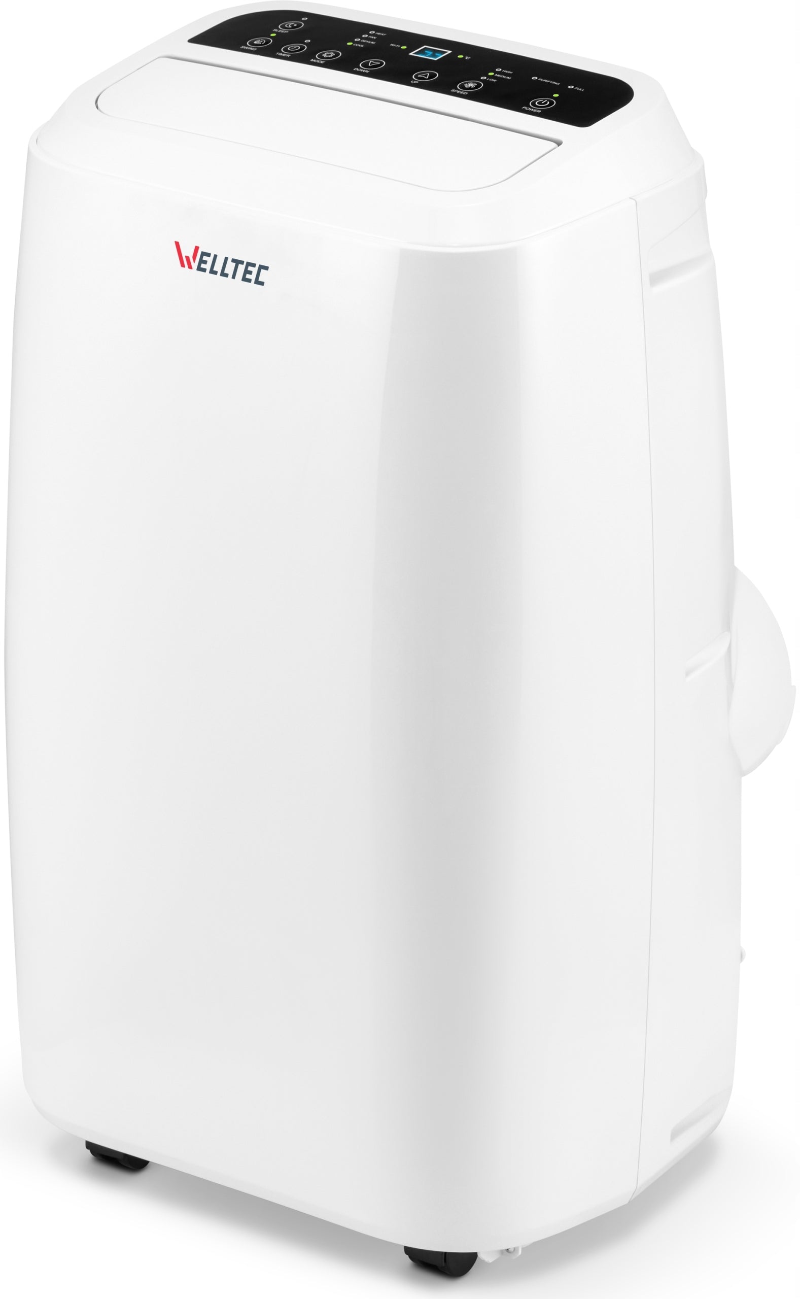 SILENT PORTABLE AIR CONDITIONER WELLTEC ACN18 - 5in1 WiFi 5,2kW to 100m² + HEPA Control manual with the remote control