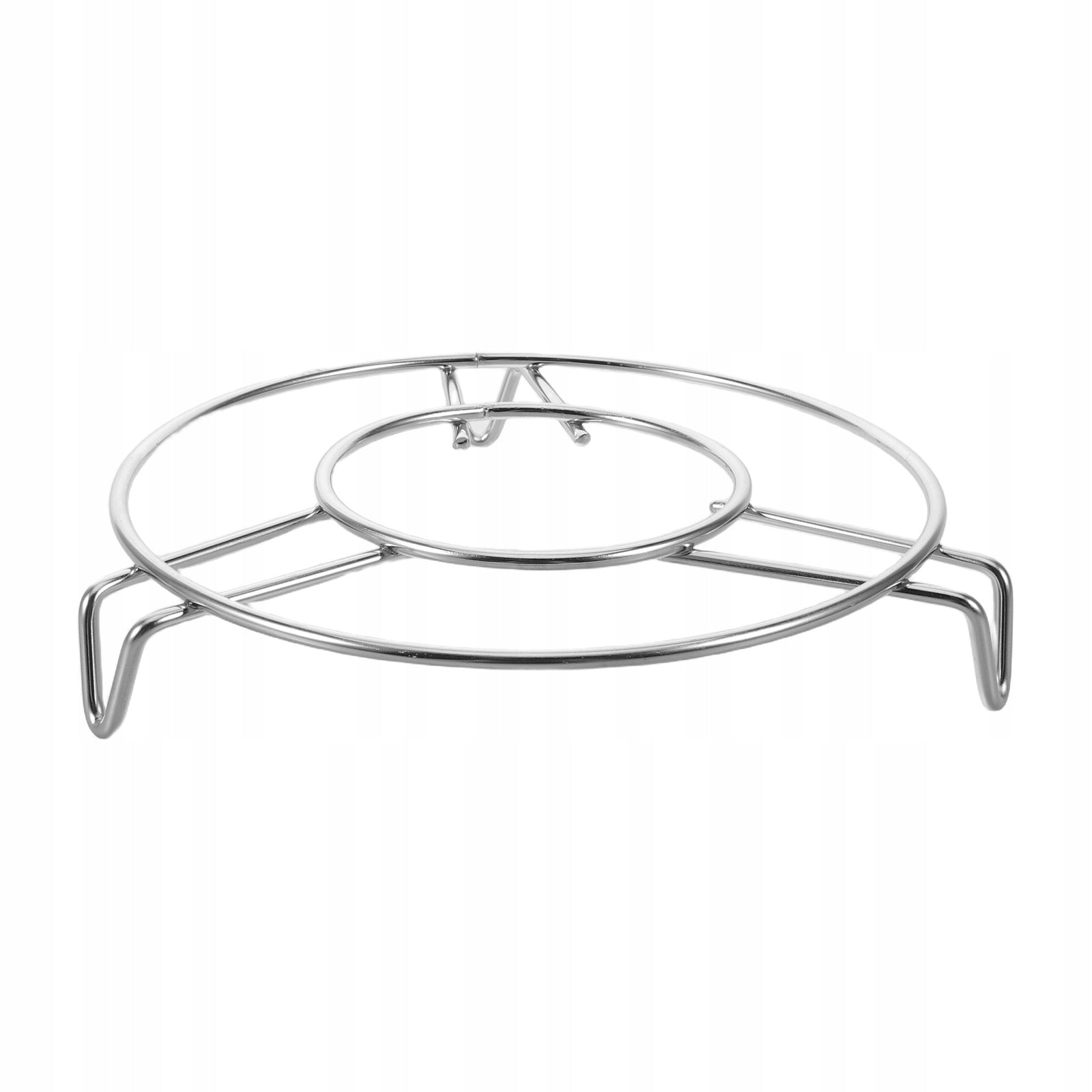 SILVER STAINLESS STEEL STEAMING RACK INSERT FOR HOME KITCHEN COOKING