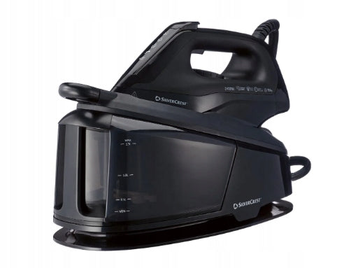SILVERCREST SDSB 2400 A1 Large Modern Powerful Steam Station 2400 W Black