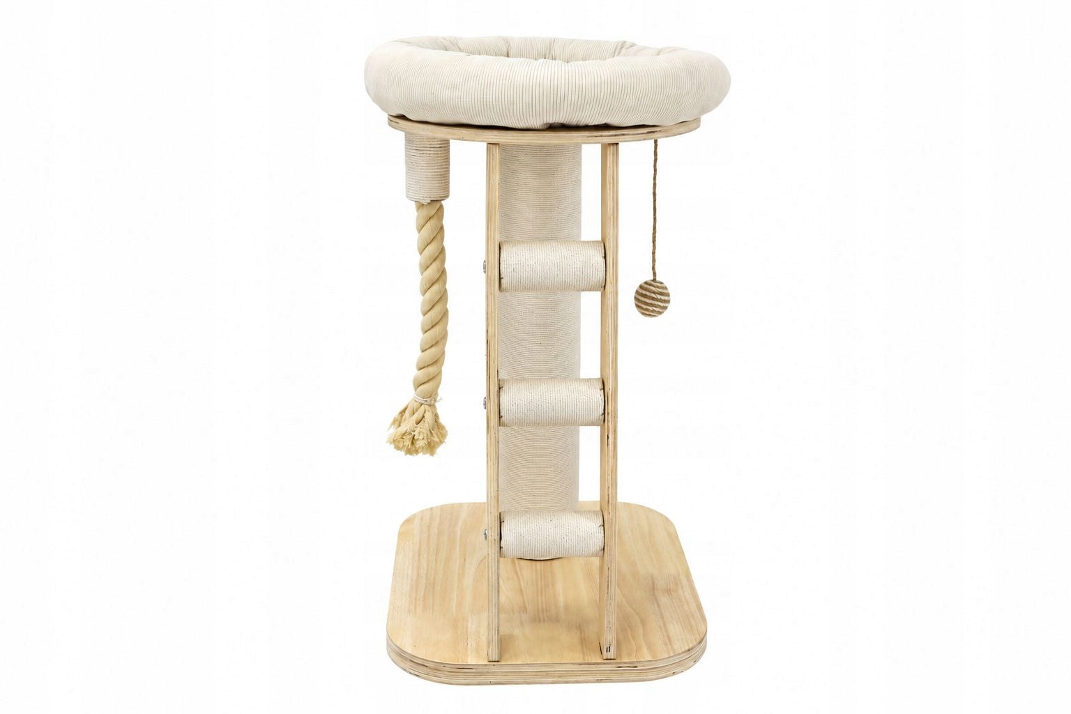 SIMBA scratcher for cat with a bed on a stable wooden base Manufacturer code IMP30328