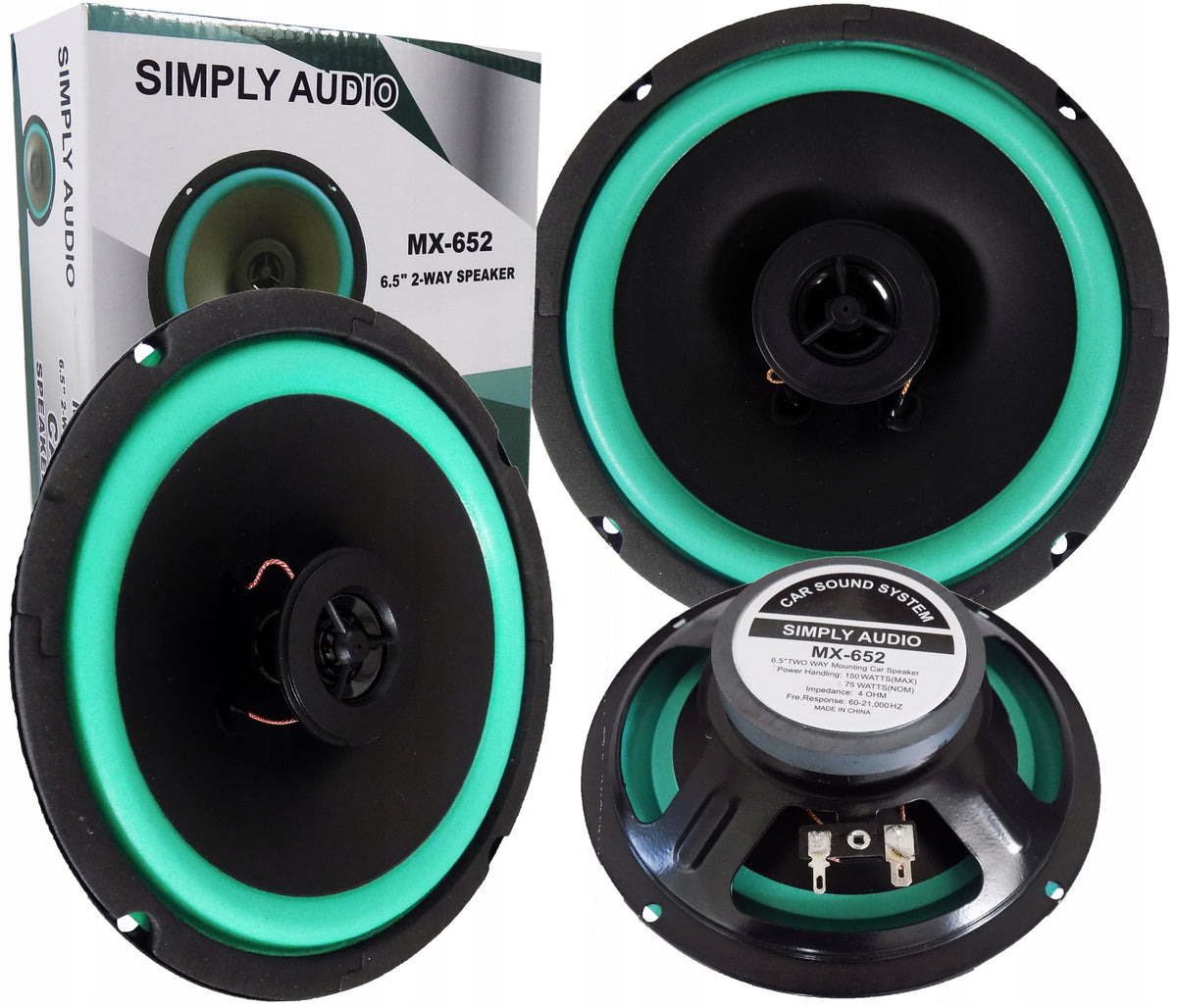 SIMPLY POWERFUL SPEAKERS PEUGEOT 407 CITROEN C4 C5 GRAND PICASSO FRONT REAR Manufacturer no brand