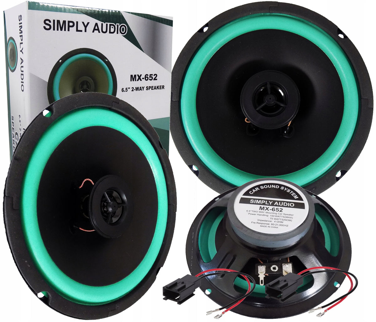 SIMPLY POWERFUL SPEAKERS PEUGEOT 407 CITROEN C4 C5 GRAND PICASSO FRONT REAR