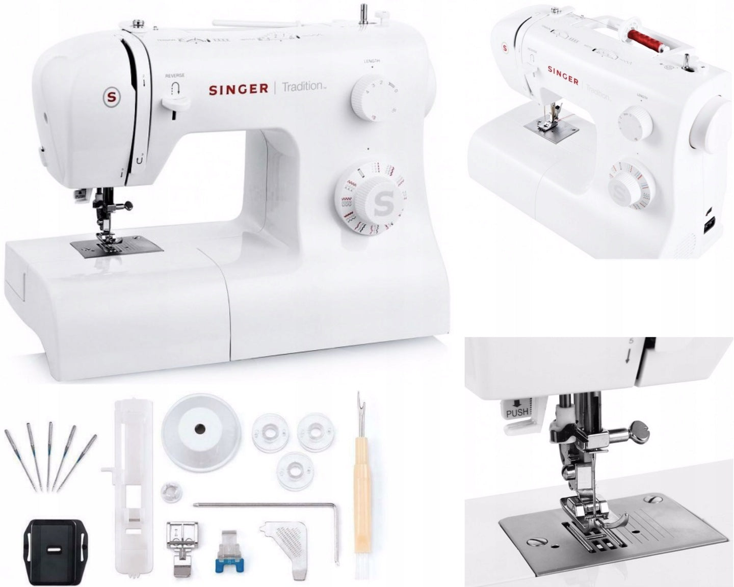 SINGER Sewing machine 2282 Tradition Overlock rich equipment