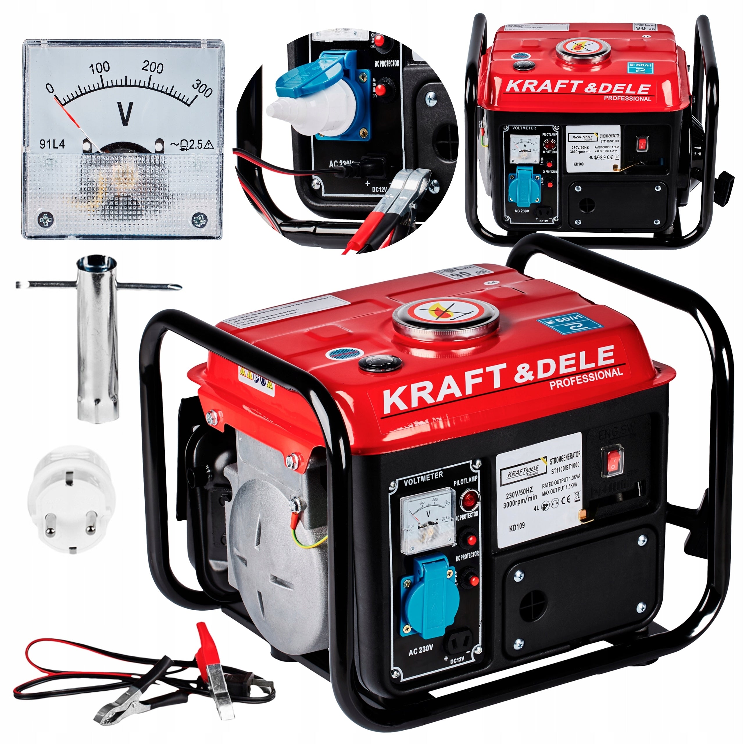 SINGLE PHASE GENERATOR SET 1200W PORTABLE GASOLINE GENERATOR