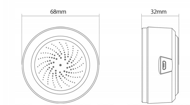 SIREN ALARM TUYA WIFI 10 MELODIES POWERFUL SOUND Manufacturer code S-SY1