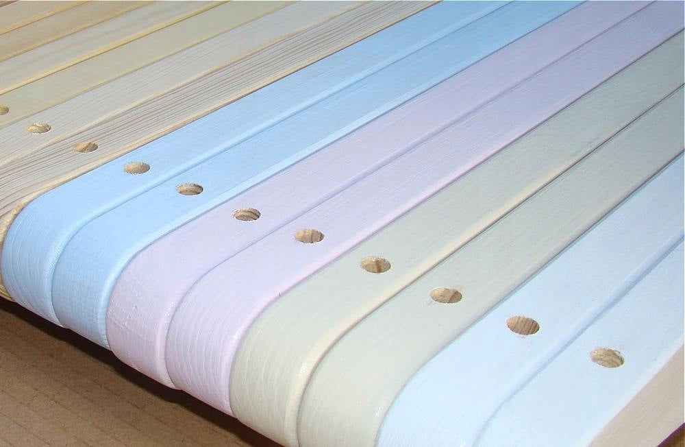 SKIDS poles for CRIB cradle ROCKER 60 pine Manufacturer code bieguny surowe 60