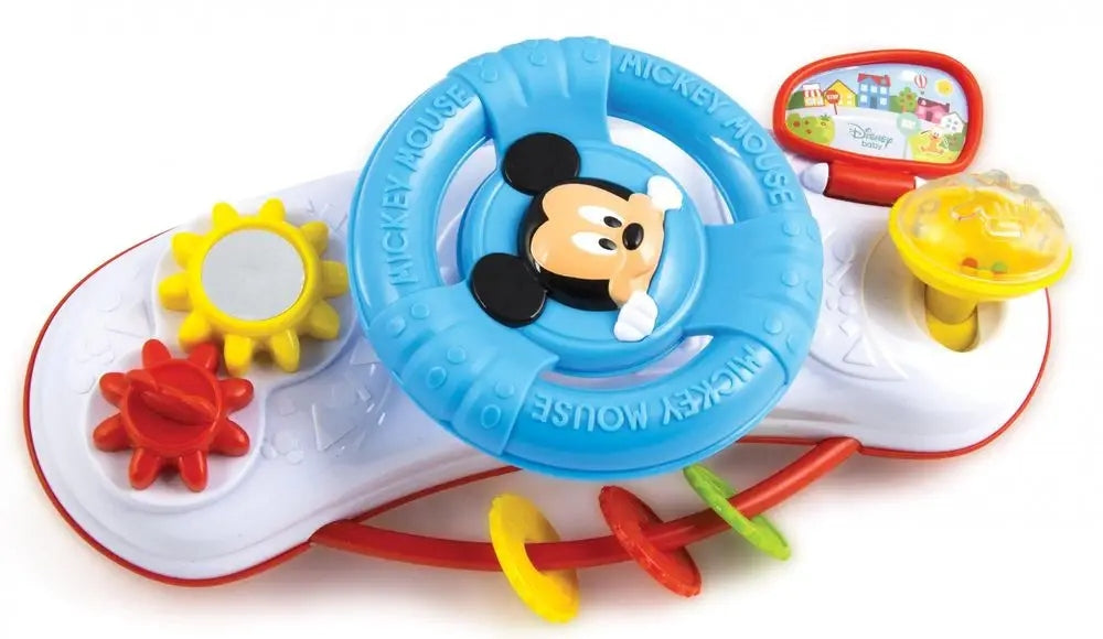 SKL CLEMENTONI RATTLE BABY MICKEY INTERACTIVE STEERING WHEEL Brand Clementoni