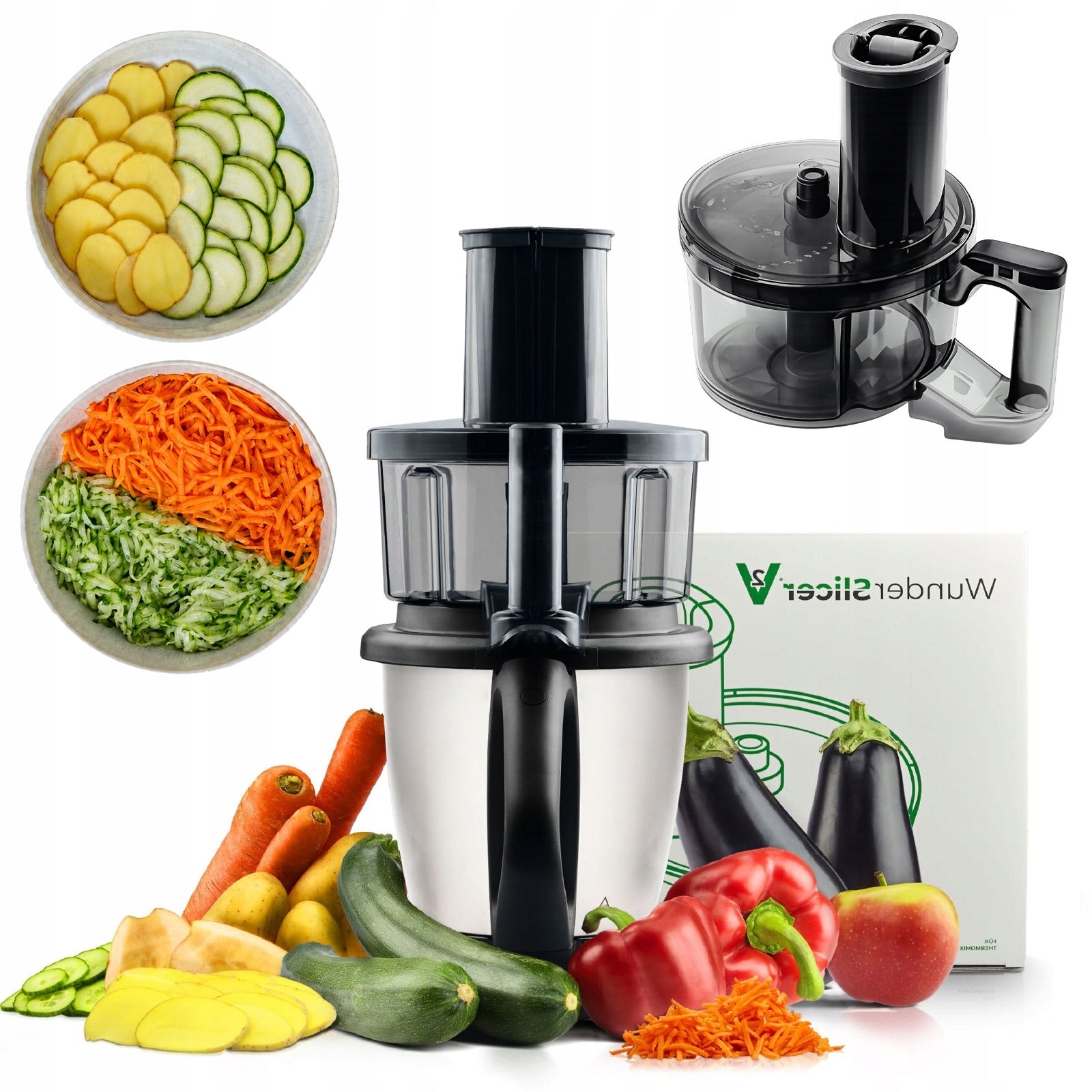 SLICER SHREDDER FOR THERMOMIX TM6 TM5 GRATER VEGETABLE COVER | DE