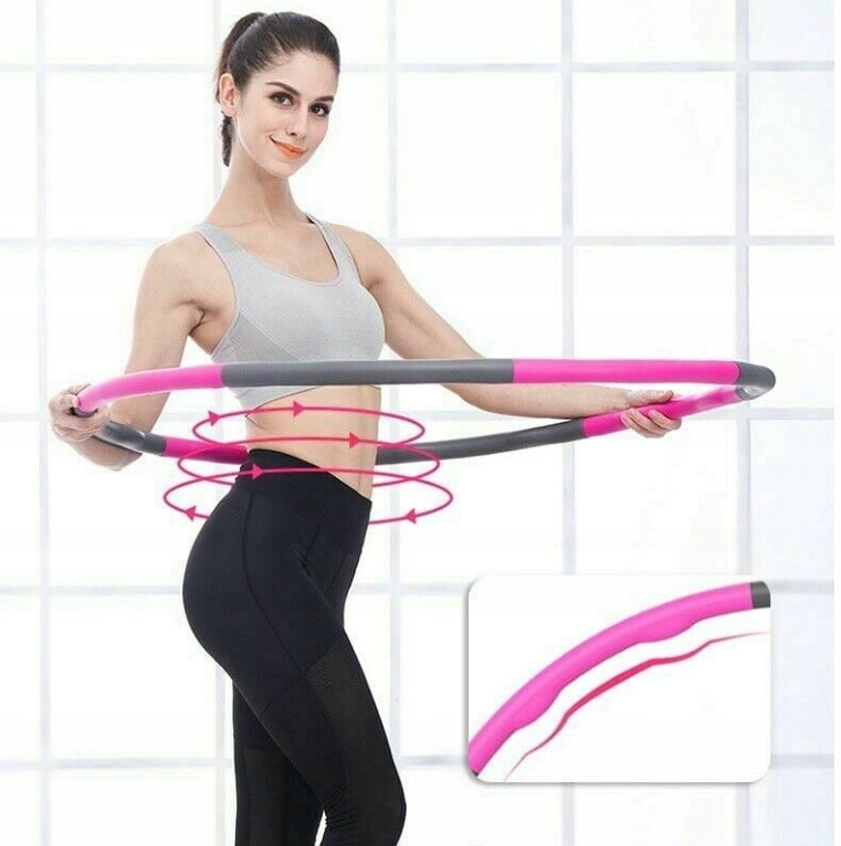 SLIMMING HULA HOOP WITH FOAM WHEEL MASSAGER Manufacturer code X001ACJWLX