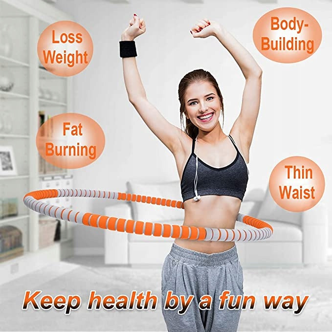 SLIMMING MODELING HULA HOOP GREY-ORANGE Color multicolor